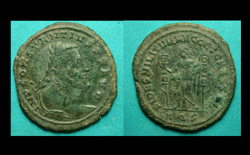 Constantius I, Follis, Fides with Two Standards reverse, Scarce